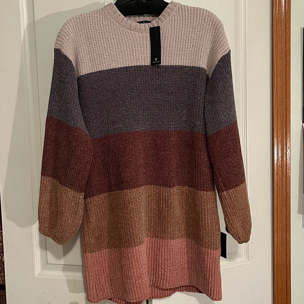 Striped sweater dress Lulus - Picture 3 of 4